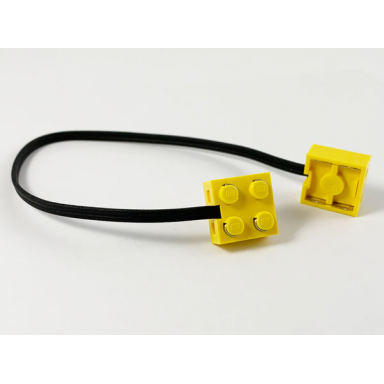 yellow electric wire with brick 2 x 2 x 2 3 ends 26l