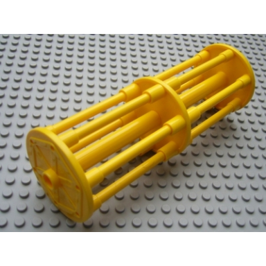 yellow duplo farm harvester header