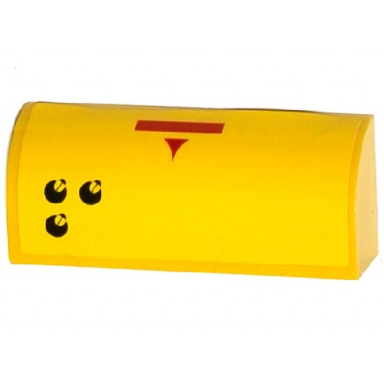 yellow slope curved 1 x 4 x 1 1 3 with red bar and triangle with curved sides 3 black sw rebel logos pattern sticker - set 75092