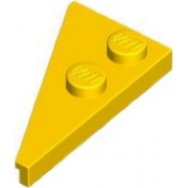 yellow wedge plate 4 x 2 right pointed