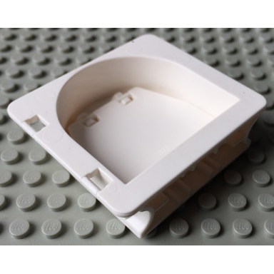 white duplo door window pane mailbox 1 x 4 x 3 raised with flap