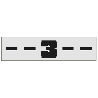 white tile 1 x 4 with - - 3 - - pattern