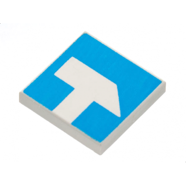 white tile 2 x 2 with tool sledgehammer pattern