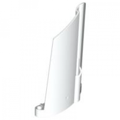 white technic panel fairing 21 large long small hole side b