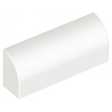 white slope curved 1 x 4 x 1 1 3