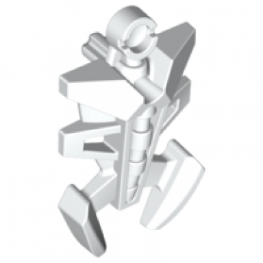 white bionicle armor small triangular with pincer end