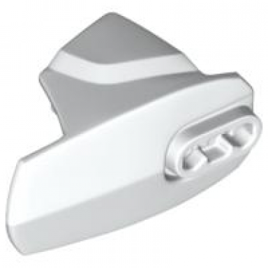 white hero factory armor with ball joint socket - size 5