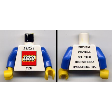 white torso first lego y2k pattern blue arms yellow hands