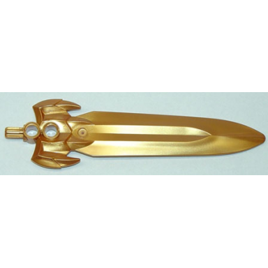 reddish gold large figure weapon sword sir santis dracus king mathias series 2 with axle