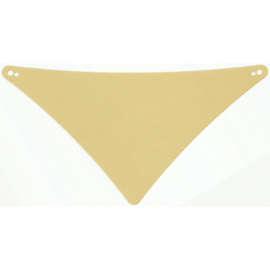 tan cloth sail triangular 22 x 12