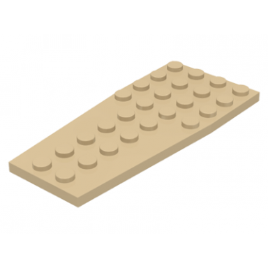 tan wedge plate 4 x 9 without stud notches