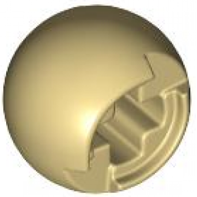 tan technic ball joint with through axle hole