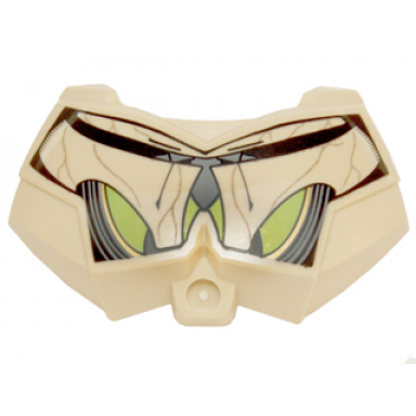 tan large figure chest armor small with sw general grievous dark gray and lime pattern