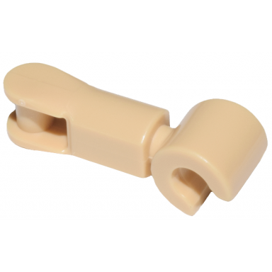 medium tan large figure lower arm with bar handle with hand