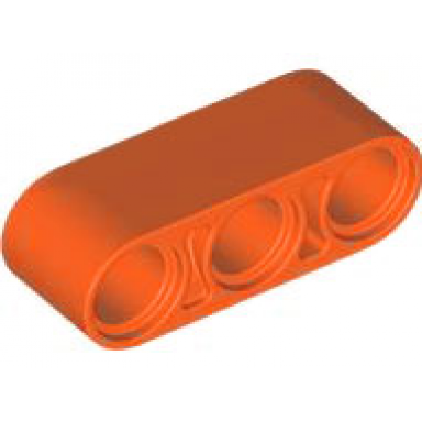 reddish orange technic liftarm thick 1 x 3