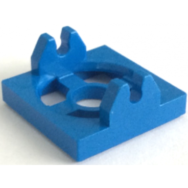 blue magnet holder tile 2 x 2 - short arms