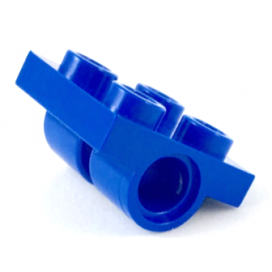 blue plate modified 2 x 2 with pin holes