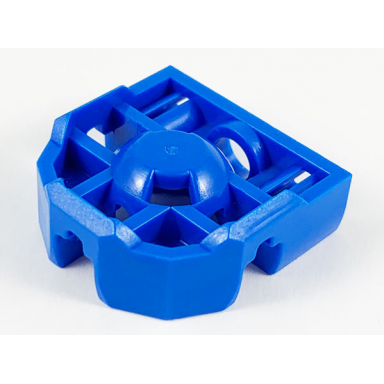 blue technic pin connector block 3 x 3 x 1