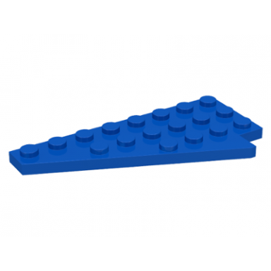 blue wedge plate 8 x 4 wing left