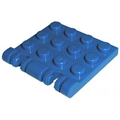 blue hinge plate 3 x 4 locking dual 2 fingers