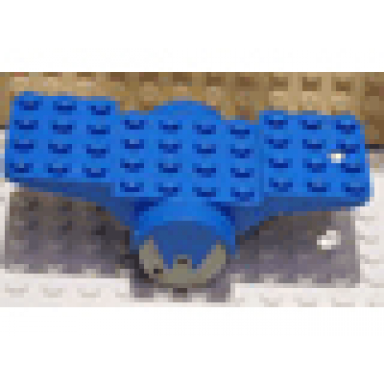 fabuland airplane base 10 x 4 with light gray wheels