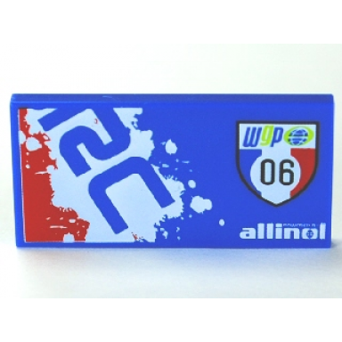 blue tile 2 x 4 with wgp 06 and allinol pattern model right side