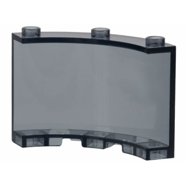 trans-black cylinder quarter 4 x 4 x 3