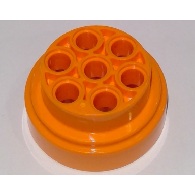 orange wheel 31mm d x 15mm technic