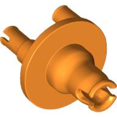 orange technic steering wheel hub 3 pins round