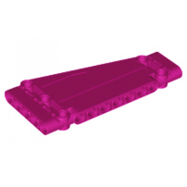 magenta technic panel plate 5 x 11 x 1 tapered