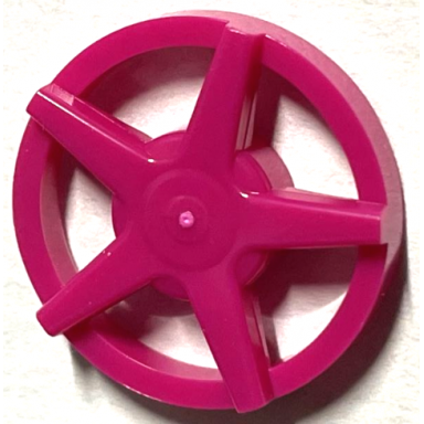 magenta wheel cover 5 spoke - for wheel 18976