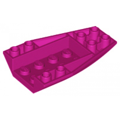 magenta wedge 6 x 4 triple inverted curved