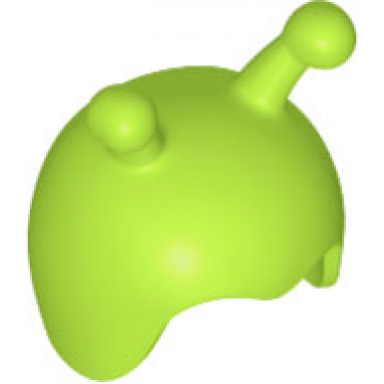 lime minifigure headgear cap insect - flexible rubber