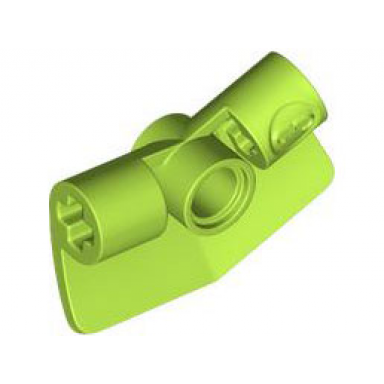lime technic panel curved 3 2 x 3 x 1 angled