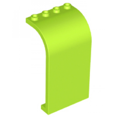 lime panel 3 x 4 x 6 curved top