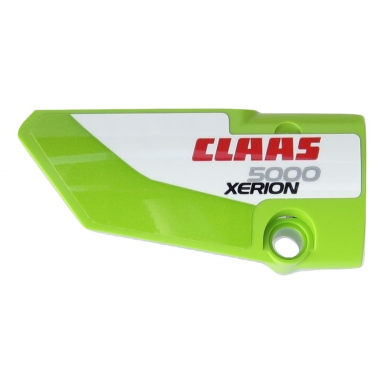 lime technic panel fairing 3 small smooth long side a with red claas silver 5000 and black xerion pattern sticker - set 42054