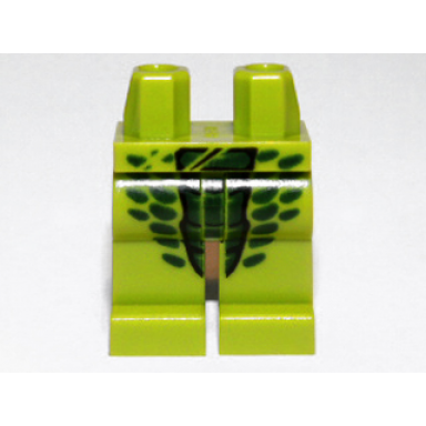 lime hips and legs with dark green scales pattern lizaru