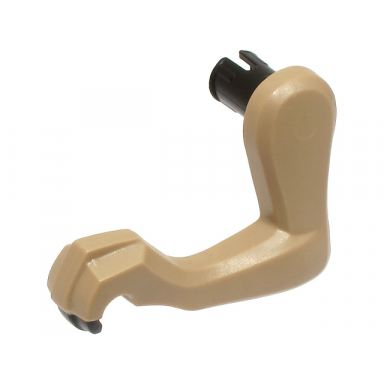 dinosaur leg small front raptor left with black pin and black claws pattern