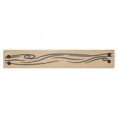 dark tan tile 1 x 6 with wood grain and 4 nails pattern sticker - set 4840