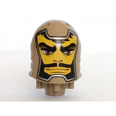 dark tan large figure head with santis sir pattern - series 2
