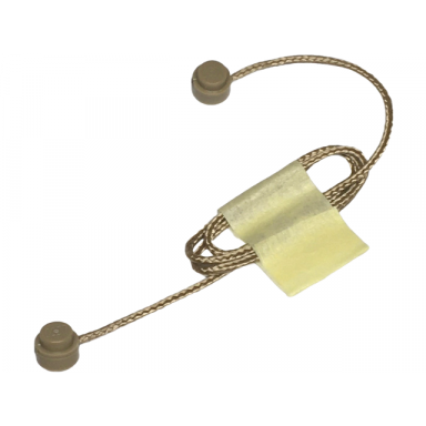 dark tan string with end studs 40l overall with same color studs pattern