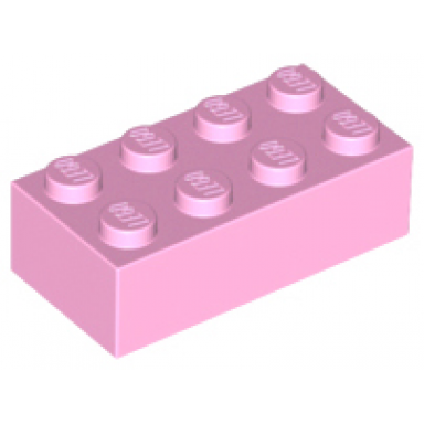 bright pink brick 2 x 4