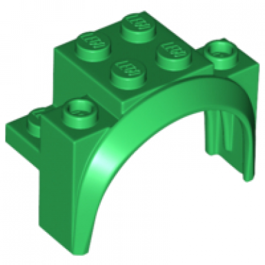 green vehicle mudguard 4 x 2 1 2 x 2 1 3 with arch round
