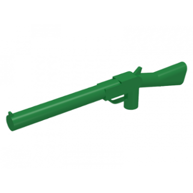 green minifigure weapon gun rifle