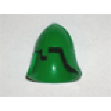 green minifigure headgear helmet castle with neck protector