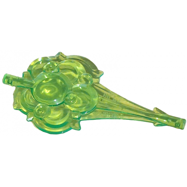 trans-bright green wave rounded straight tapered with bar ends cloud wind gusts smoke