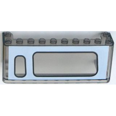 trans-brown windscreen 3 x 10 x 3 with large window right small window left pattern