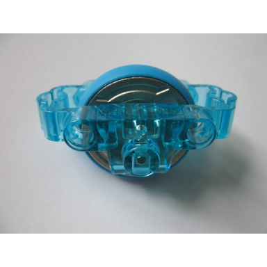 technic brick 3 x 6 x 2 with metal flywheel and dark azure tire chima rip cord base