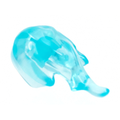 trans-light blue power burst blaster with bar handle