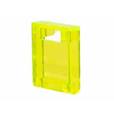 trans-neon green container box 2 x 2 x 2 door with slot